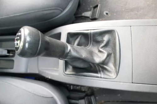 VW Polo 9N 9N3 Schaltknauf Schaltsack Schaltung Schaltknüppel Leder Kunstleder (164319)