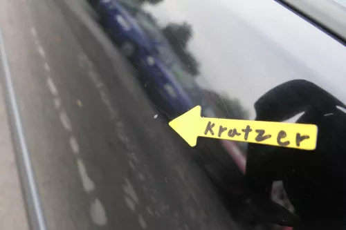 VW Polo 9N 9N3 Tür vorne links Fahrertür 2/3-Türer schwarz L041 ohneAnbautei (164331)