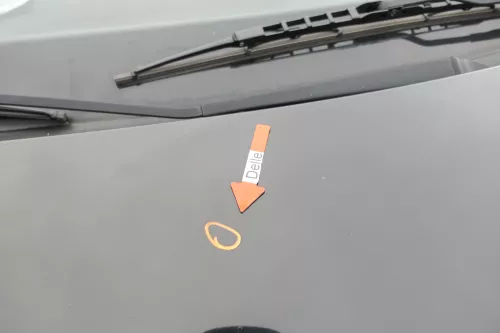 VW Polo 9N Motorhaube Klappe Haube vorne schwarz L041 bis ca. Bj. 2004 d (164332)