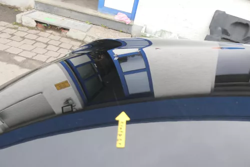 VW Polo 9N Motorhaube Klappe Haube vorne schwarz L041 bis ca. Bj. 2004 d (164332)