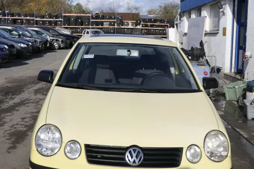 VW Polo 9N Motorhaube Klappe Haube vorne gelb LD1B uni bis ca. Bj. 2004