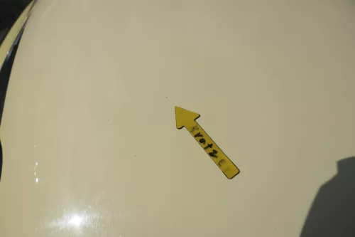 VW Polo 9N Motorhaube Klappe Haube vorne gelb LD1B uni bis ca. Bj. 2004 (164340)