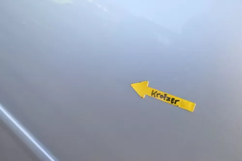 VW Golf Plus 5M 6 521 Türblatt Tür Blech hinten links grau silber LA7W + Rahmen (164362)