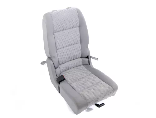 VW Touran Sitz hinten links (hintern Fahrersitz) Rücksitz GRAU Isofix (164393)