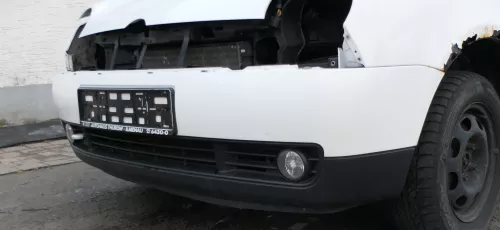 VW Lupo 6x Stoßstange vorne Frontstoßstange Stoßfänger weiß LB9A (164399)