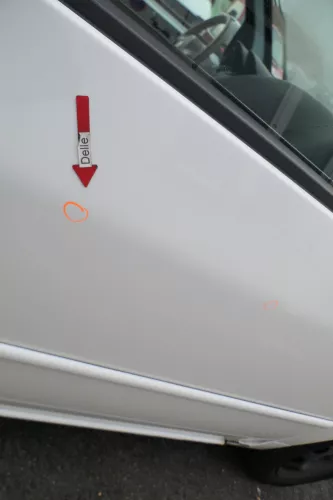 VW Lupo Seat Arosa Tür vorne rechts Beifahrertür weiß LB9A (mechanischerFenst (164401)