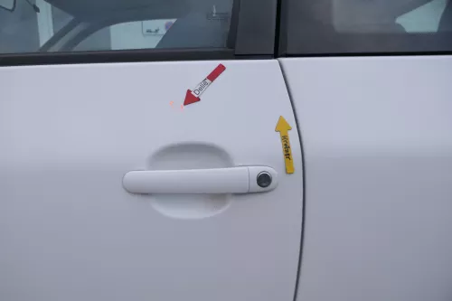 VW Lupo Seat Arosa Tür vorne links Fahrertür weiß LB9A (mechanischer FH) (164402)