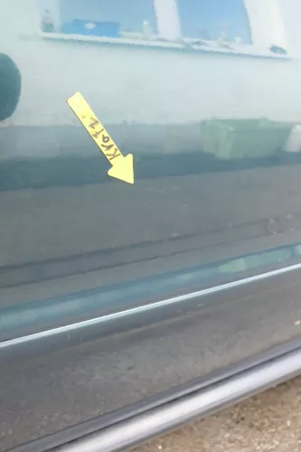 Audi A4 B5 Tür nur Türblatt vorn rechts Beifahrertür grün LZ6U Kombi Limo (164421)