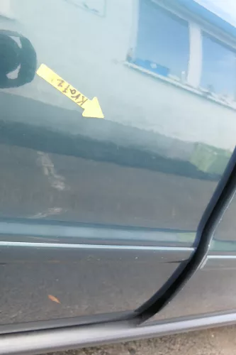 Audi A4 B5 Tür Türblatt hinten rechts grün LZ6U Kombi Limo (164422)