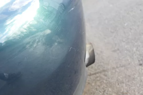 Audi A4 B5 Limousine Stoßstange hinten Heckstoßstange grün LZ6U biscaBj99 (164428)