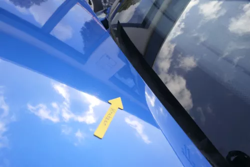 VW Touran 1T oder VW Caddy 2K Motorhaube Klappe blau LA5X Haube (164452)