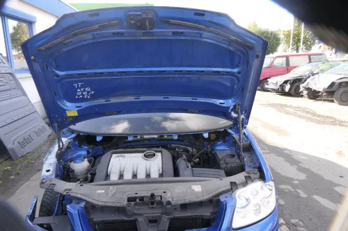 VW Touran 1T oder VW Caddy 2K Motorhaube Klappe blau LA5X Haube (164452)