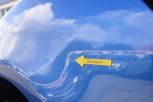 VW Touran 1T Kotflügel vorne links blau LA5X ca.2003-2006 (164454)