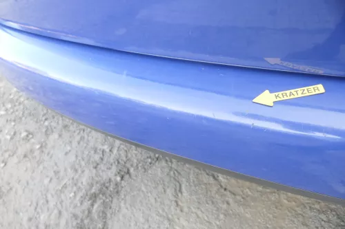 VW Touran 1T Stoßstange hinten Heckstoßstange Stoßfänger blau LL5M (164481)