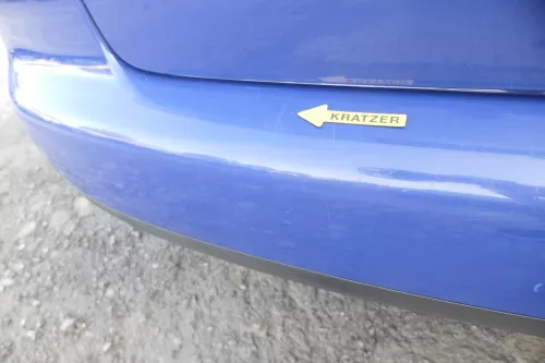 VW Touran 1T Stoßstange hinten Heckstoßstange Stoßfänger blau LL5M (164481)