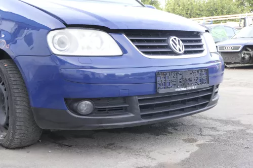 VW Touran 1T Stoßstange vorne Frontstoßstange Stoßfänger blau LL5M (164482)