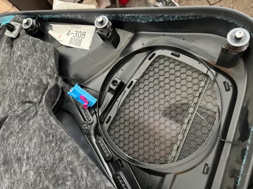 Audi A4 8K B8 Türverkleidung Verkleidung Tür vorne rechts Leder schwarz Milano (164604)