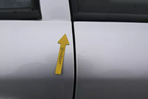 Skoda Octavia 1U5 Combi Kombi Variant Tür hinten links grau silber LF7T 9102 (164688)