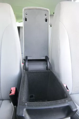 VW Passat 3C Mittelarmlehne Armlehne Fach original komplett grau classicgr Stoff (164720)