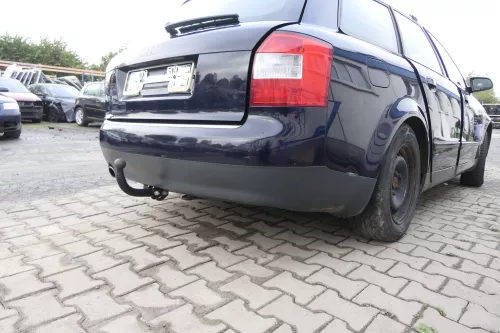 Audi A4 8E B6 Kombi Avant Stoßstange hinten mit Spoiler lila blau LY5K (164731)