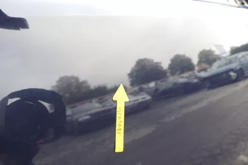 Audi A4 B6 8E nur Türblatt Tür vorne links Fahrertür blau lila LY5K Kombi+Limo (164734)