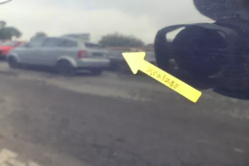 Audi A4 B6 8E nur Türblatt Tür vorne links Fahrertür blau lila LY5K Kombi+Limo (164734)