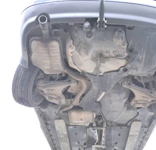 Audi A4 8E B6 Auspuff Endschalldämpfer Endtopf + Mittelschalldämpfer ALZ Benzine