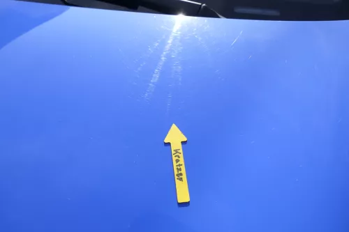 VW Polo 9N Motorhaube Klappe Haube vorne blau LA5F uni bis ca. Bj. 2004 (164816)