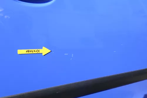 VW Polo 9N 9N3 Tür vorne rechts Beifahrertür 2/3-Türer blau LA5F ohneAnbautei (164820)