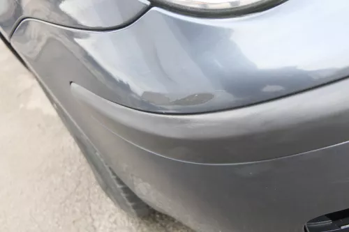 VW Polo 9N Stoßstange Frontstoßstange vorne grau LC7V (164835)