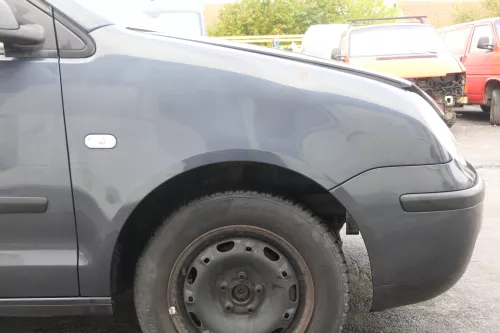 VW Polo 9N Kotflügel vorne rechts grau LC7V bis ca.Bj.2004