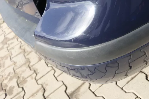 VW Golf 4 Kombi Avant Stoßstange hinten Heckstoßstange Stoßfänger blau LA5G (164873)