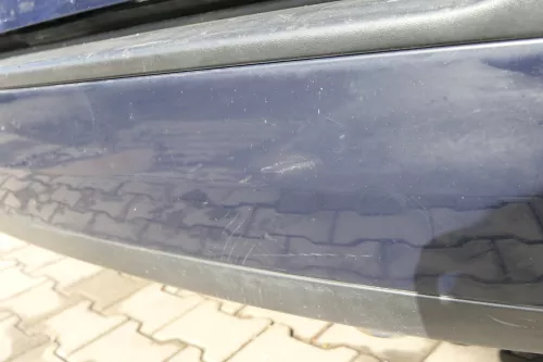 VW Golf 4 Kombi Avant Stoßstange hinten Heckstoßstange Stoßfänger blau LA5G (164873)