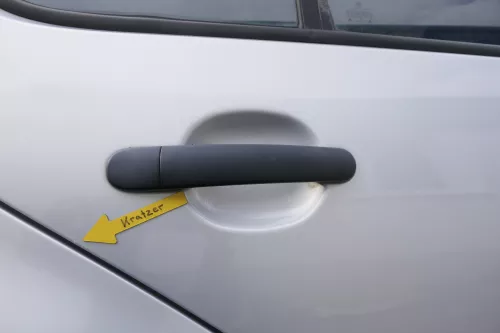 VW Golf 4 Limousine Tür hinten rechts silber grau LB7Z satinsilber (KEINkombi) (164929)