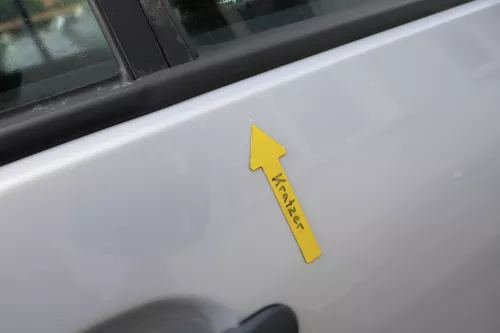 VW Golf 4 Limousine Tür hinten rechts silber grau LB7Z satinsilber (KEINkombi) (164929)