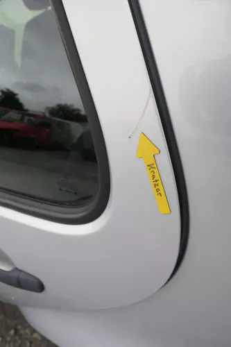 VW Golf 4 Limousine Tür hinten links silber grau LB7Z (KEINkombi) (164933)