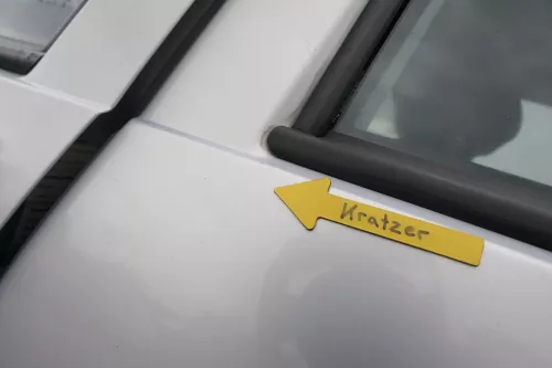 VW Golf 4 Limousine Tür hinten links silber grau LB7Z (KEINkombi) (164933)