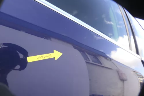 VW Passat 3B 3BG 3B6 Kombi Avant Tür hinten rechts mit Scheibe blau LB5N (164951)