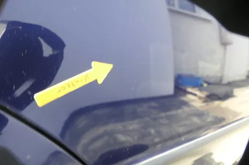 VW Passat 3B 3BG 3B6 Kombi Avant Tür hinten rechts mit Scheibe blau LB5N (164951)