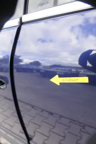 VW Passat 3B 3BG Kombi Variant Tür hinten links blau LB5N ohneAnbauteile (164955)