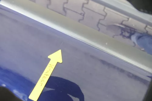 VW Passat 3B 3BG Kombi Variant Tür hinten links blau LB5N ohneAnbauteile (164955)