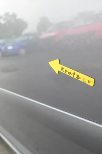 VW Touran 1T 1T3 Tür vorne links Fahrertür grau LD7X OHNE Anbauteile Cross (164967)