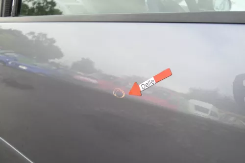 VW Touran 1T 1T3 Tür vorne links Fahrertür grau LD7X OHNE Anbauteile Cross (164967)