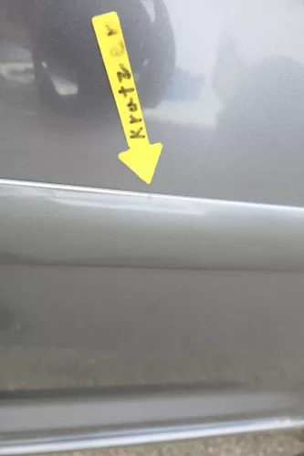 VW Touran 1T3 1T Tür vorne rechts Beifahrertür grau LD7X ohne Anbauteile (164971)