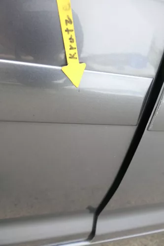 VW Touran 1T 1T3 Tür hinten rechts grau LD7X (164972)