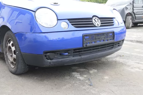 VW Lupo 6x Stoßstange vorne Frontstoßstange Stoßfänger blau LW5Z - MÄNGEL (164978)