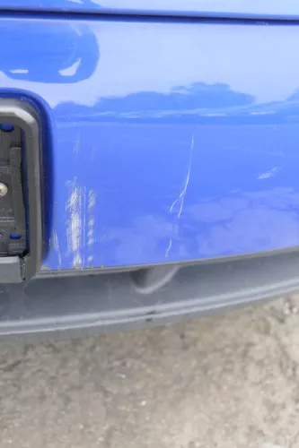 VW Lupo 6x Stoßstange vorne Frontstoßstange Stoßfänger blau LW5Z - MÄNGEL (164978)