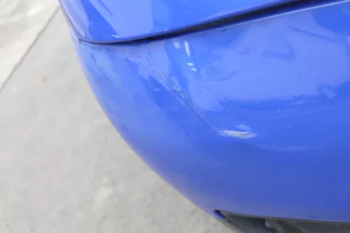 VW Lupo 6x Stoßstange vorne Frontstoßstange Stoßfänger blau LW5Z - MÄNGEL (164978)