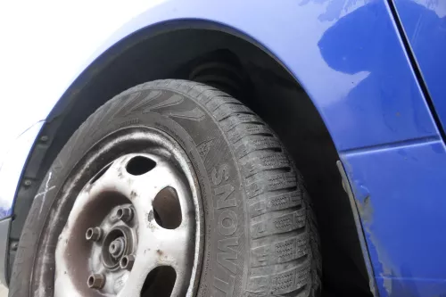 VW Lupo 6X Kotflügel vorne links blau LW5Z (164980)