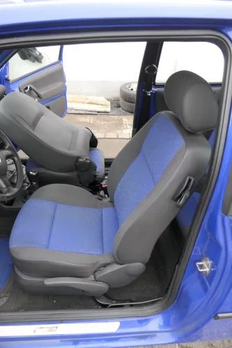 Seat Arosa Lupo Sitz vorne links Fahrersitz Höhenverstellung blau schwarz (164986)